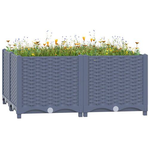 Furnova Visoka greda 80x80x38 cm polipropilen, (21920675) Cene