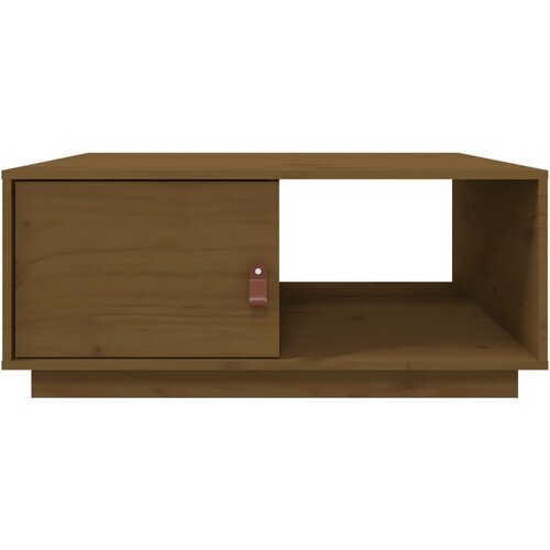  Stolić za kavu Smeđa boja meda 80x50x35,5cm od masivne borovine Slike