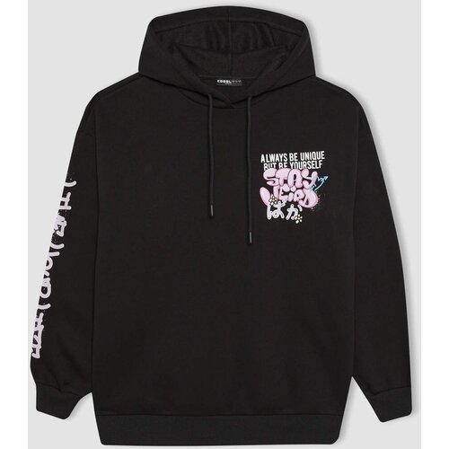 Defacto Oversize Fit Printed Sweatshirt Slike