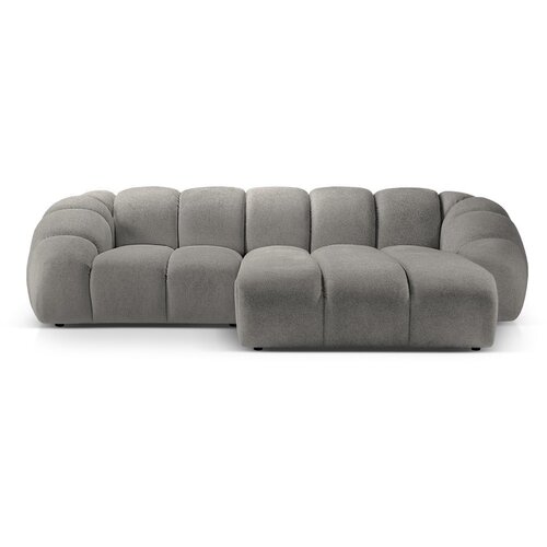 Micadoni Home Svijetlo siva bar&amp;scaron;unasti kutna garnitura Diana &amp;ndash; Slike