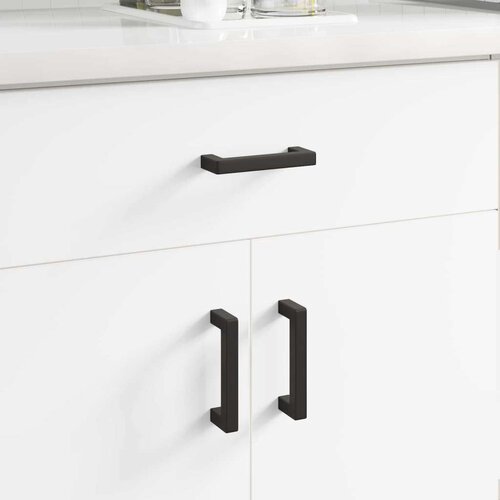 Drška za namje&scaron;taj 2 pcs Crna 110 x 12 x 36 mm Željezo Cijene