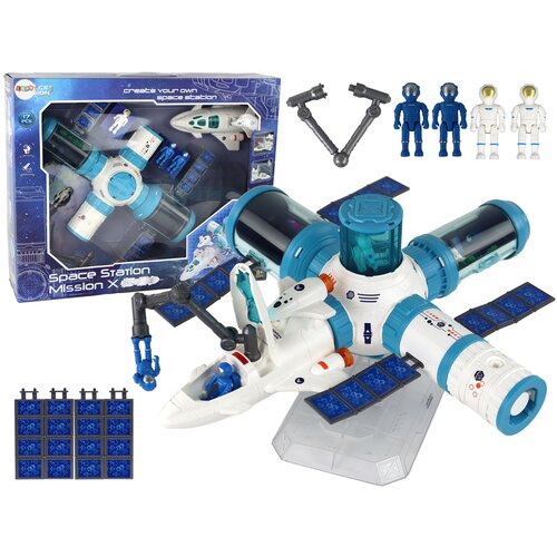 Lean_Toys Vesoljska raketa Vesoljska postaja Vesoljski komplet Vesoljska misija 17 kosov Cene
