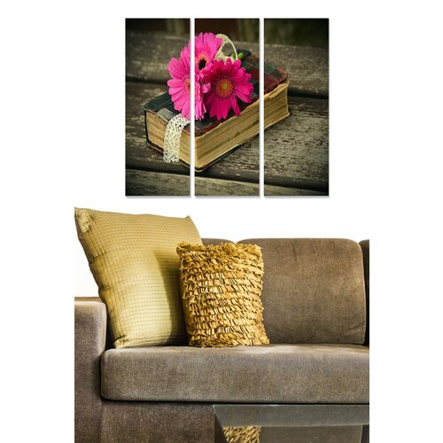 Wallity MDF1250290 multicolor decorative mdf painting (3 pieces) Slike