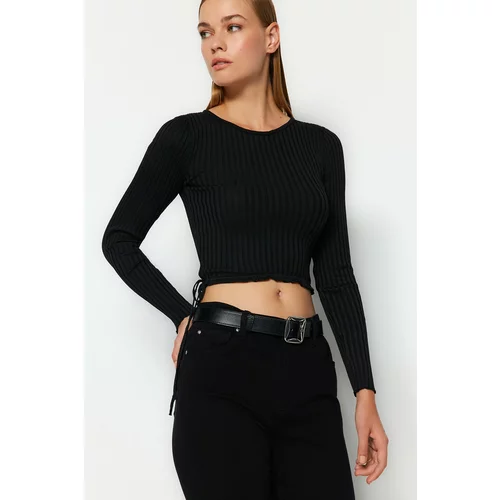 Trendyol Sweater - Schwarz - Slim fit