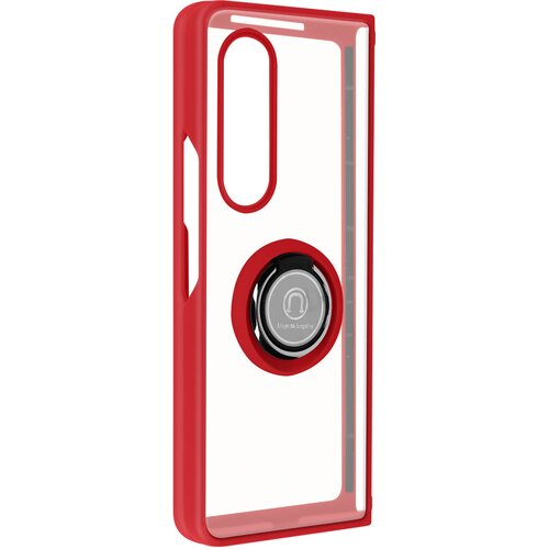 AVIZAR Ovitek za Samsung Galaxy Z Fold 3, odporen proti udarcem z držalom za prstan in trdim zadnjim delom z ucinkom dima - rdec, (20632373) Cene