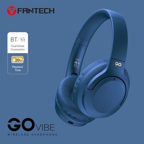  Bluetooth slusalice Fantech GO Vibe WH05 plave Cene