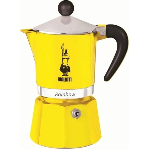 Bialetti Rainbow kavni aparat za espresso &amp;quot;1 skodelica&amp;quot; - Rumena Slike