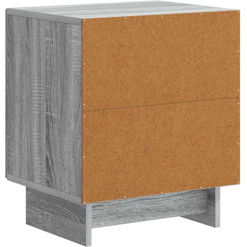  Noćni ormar Siva sonoma 43 x 34,5 x 50 cm Konstruirano drvo Slike