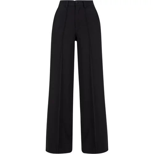 UC Ladies Women's wide pleated trousers - black