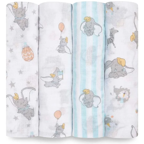  aden+anais® essentials 4 dijelni komplet pelena za povijanje 112x112 disney dumbo new heights