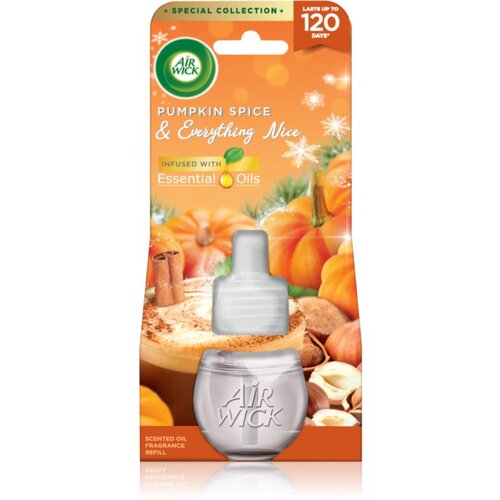 Air Wick Pumpkin Spice &amp;amp; Everything Nice električni osvežilec zraka nadomestno polnilo 19 ml Slike