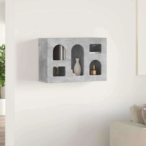 Viseći ormarić Betonski sivi 60 x 20 x 40 cm Konstruirano drvo Cijene