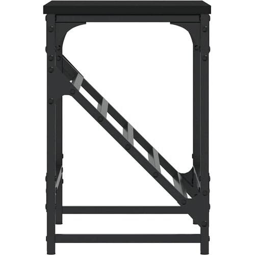  Stalak za cipele crni 60x30x45 cm od konstruiranog drva Slike