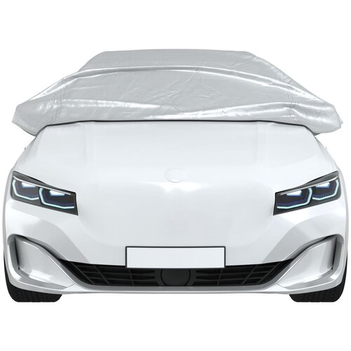  Navlaka za pola automobila s kukama srebrna L PEVA Slike