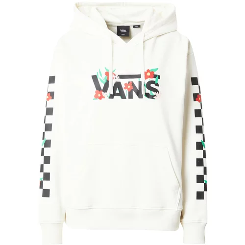Vans Sweater majica 'FLEURS BFF' zelena / crvena / crna / bijela