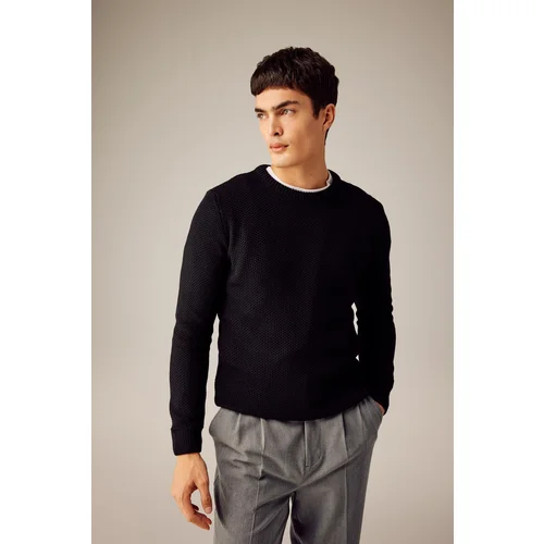 Defacto Standard Fit Crew Neck Sweater