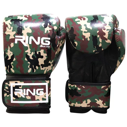 Ring rukavice za boks 10 OZ kozne - RS 3311-10 army