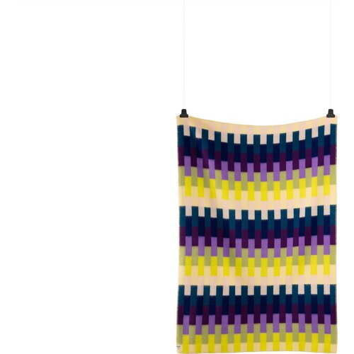 Røros Tweed Volnena odeja Åsmund Bold - Yellow/Blue Cene