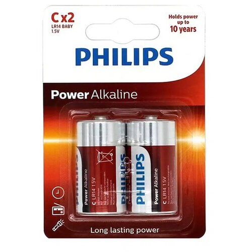 Philips baterija, alkalna, LR14 c, , 2K Slike