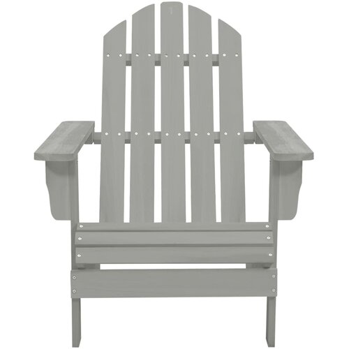 Maison Chic Vrtni Stoli - Stol za vrt lesen siv JS659, (21878612) Slike