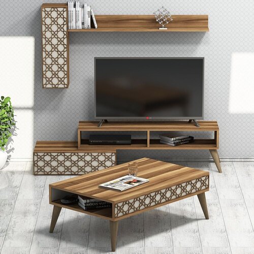 HANNAH HOME Set TV Komoda i klub sto Orah Cijene