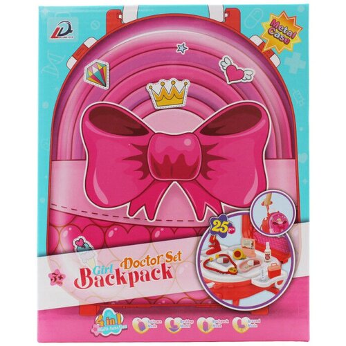  Igračka 4u1 ranac za doktore, Roze Slike