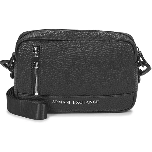 Armani Exchange CAMERA CASE - MAN'S CAMERA CASE Crna