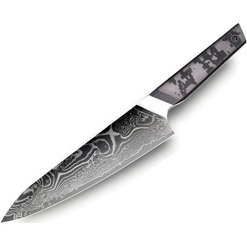  Damaskovski kuhinjski nož TA-37571 - Chef / Crna / Siva KP37571 Cene