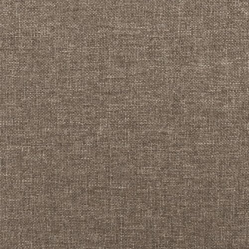  Krevet s oprugama i madracem smeđesivi 120 x 190 cm od tkanine Slike