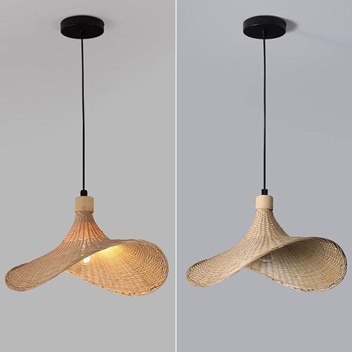 Toolight Viseća lampa od bambusa APP1642-1CP 30cm Slike