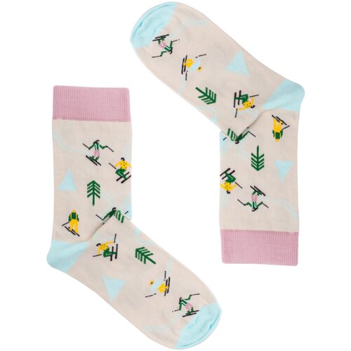 Kabak Unisex's Socks Patterned Skiing Cene