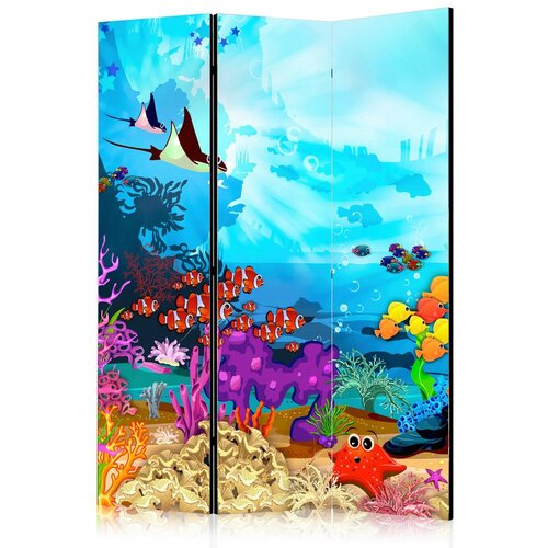 Artgeist Paravan Colourful Fish, 3-Delni, Dvostranski Cene
