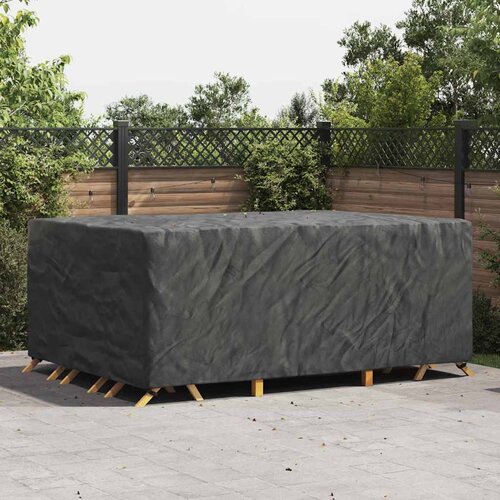 vidaXL Prevleka za zunanje pohi&scaron;tvo Črna 280 x 204 x 106 cm 210D Cene
