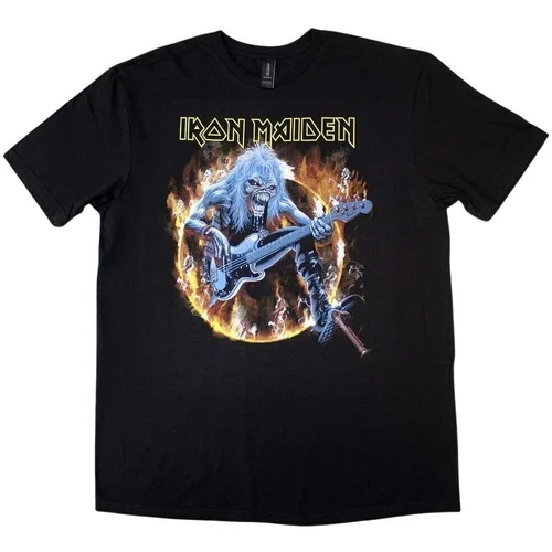 Iron Maiden Košulja Fear Live Flames Unisex Black XL