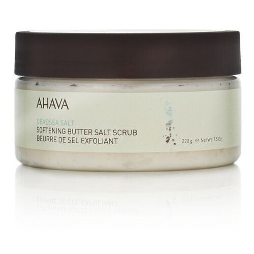 Ahava Deadsea Salt Softening Butter Salt Scrub masleni piling za telo z gladko in mehko kožo 220 g za ženske Slike