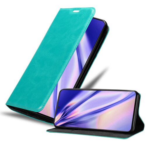 Cadorabo Samsung Galaxy S21 PLUS v bencinsko turkizna - Zaščitni ovitek z magnetnim zapiranjem, stoječo funkcijo in režo za kartice, (20550298) Cene