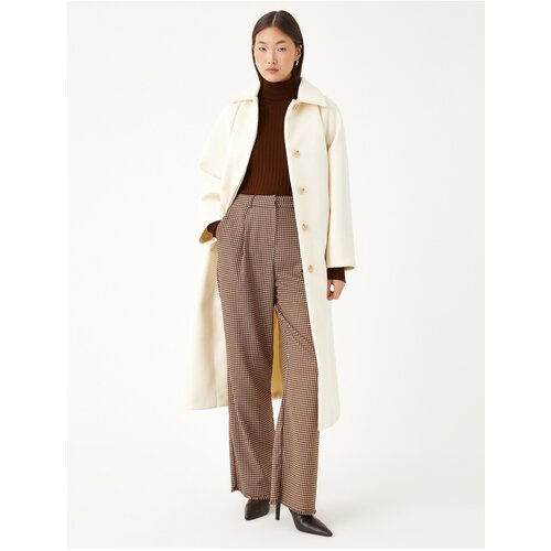 Koton Coat - Beige - Double-breasted Slike