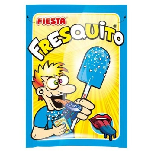 Fiesta Fresquito lizalice obojeni jezik s kiselim prahom 680g / kutija 40 kom / XXL Cene