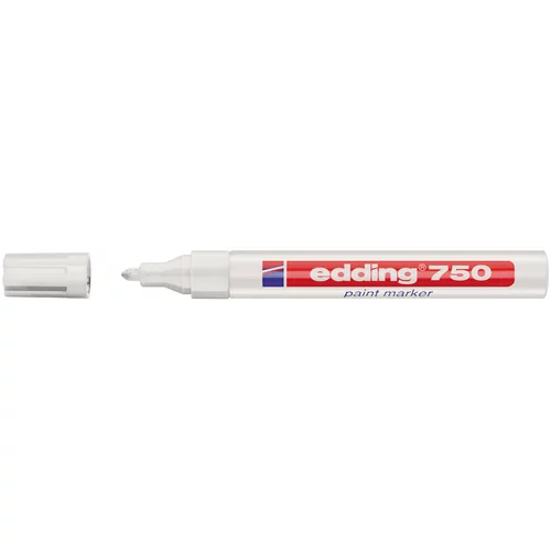Edding marker z lakom, debelina konice 2-4mm, bel