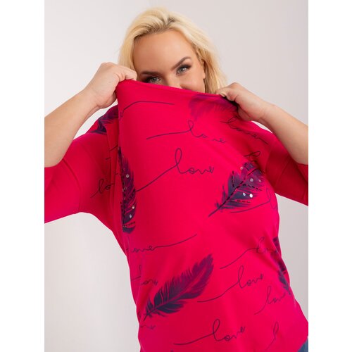 RELEVANCE Blouse-RV-BZ-9433.81-fuchsia Cene