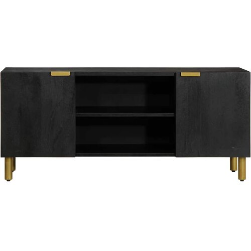  ormarić crni 105 x 33 x 46 cm konstruirano drvo Slike