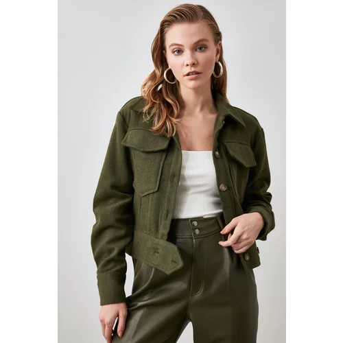 Trendyol Khaki Button Down Jacket