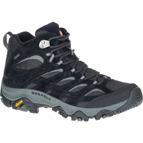 Merrell Moški pohodni čevlji Men's Moab 3 Mid GTX Black/Grey 41,5