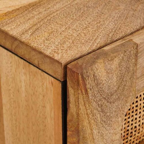  Noćni ormar Prirodna 50 x 33 x 60 cm Čvrsto drvo manga Slike