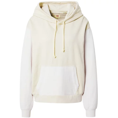 Levi's Sweater majica svijetložuta / bijela