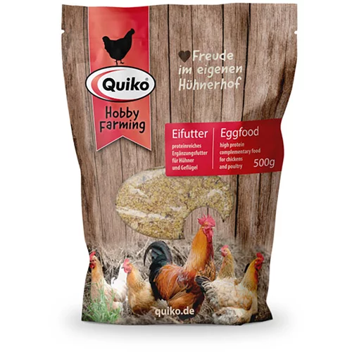 zooplus Quiko Hobby Farming hrana za kvalitetu jaja – 2 x 500 g