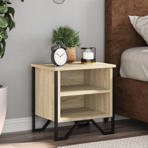 vidaXL Noćni ormarić 2 kom boja hrasta sonome 40x30x40 cm drveni Cijene