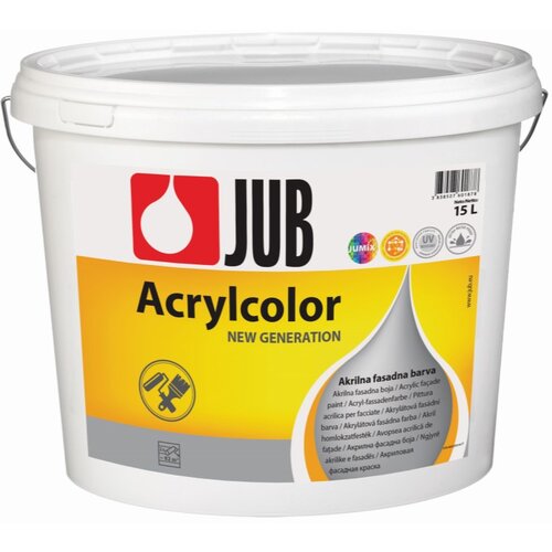Jub Fasadna barva JUB Acrylcolor (št. 1001 bela, 15 l) Cene