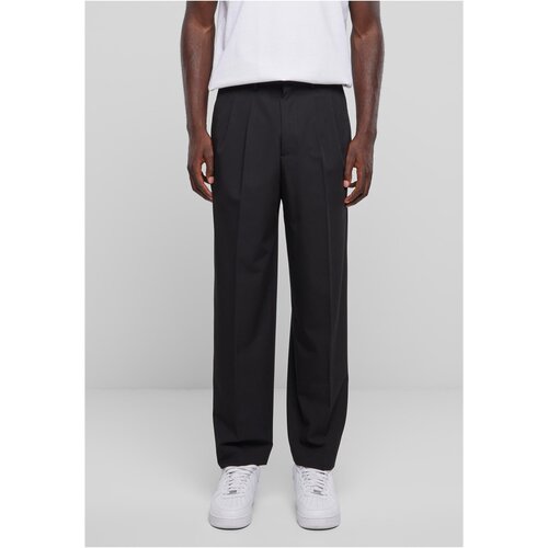 Urban Classics Men's Wide Fit Trousers - Black Cijene