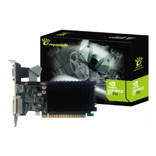 Manli GeForce GT 710 2GB DDR3, HDMI/DVI-D/VGA/64bit/M-NGT710/ 3R8LHDLP grafička kartica Slike